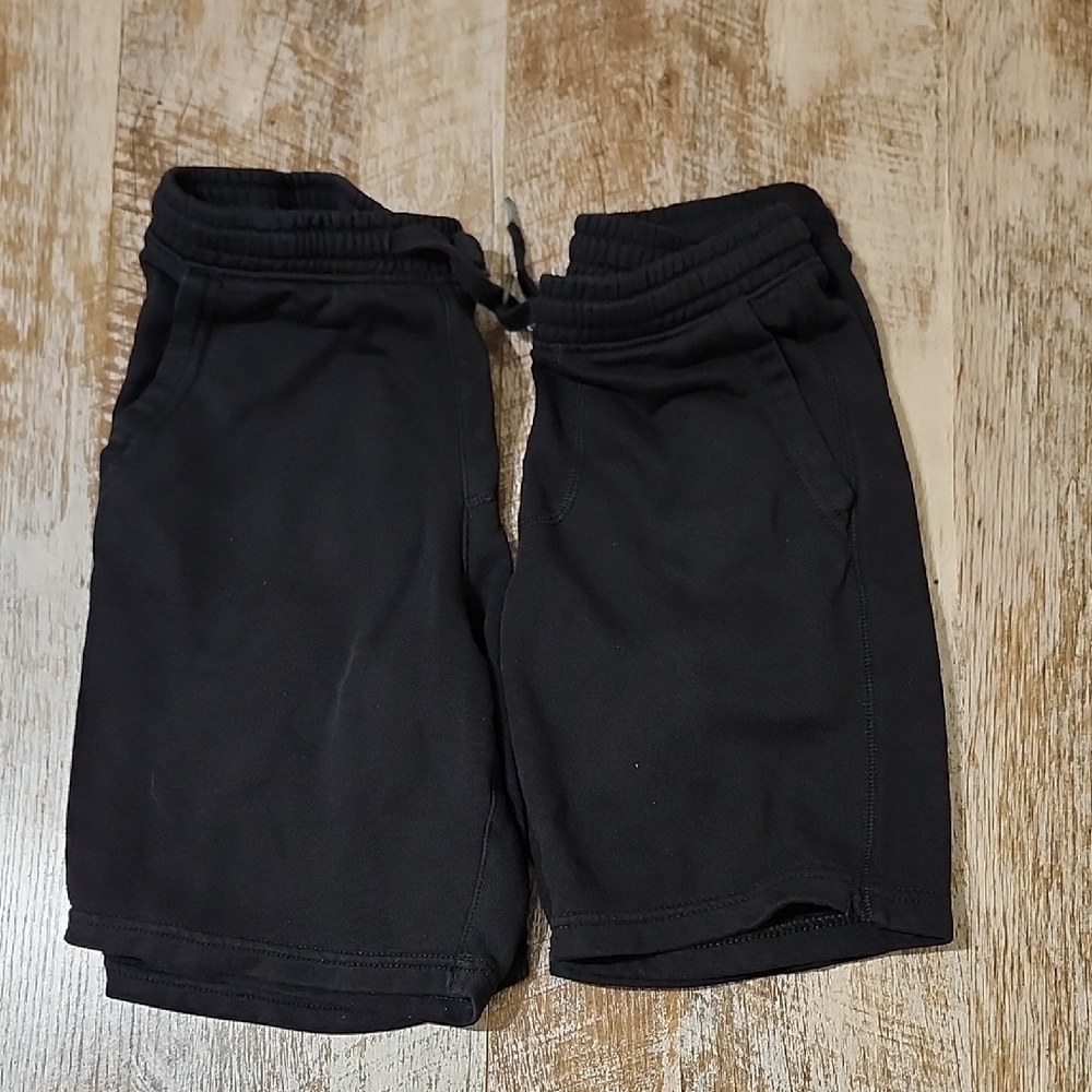 Old Navy Black Shorts with Zipper Fly and Sturdy Fabric